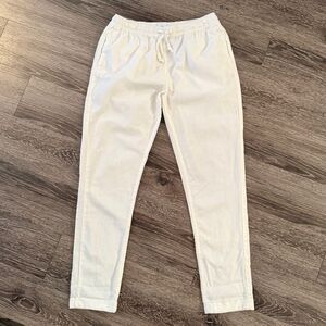 Onia Linen Cotton Drawstring Pants